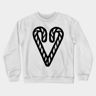 Heart of Candy Christmas Line Art Crewneck Sweatshirt